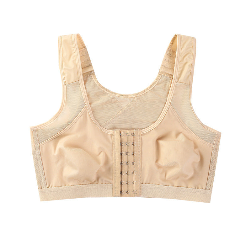 Shock-proof Front Buckle Sports Bra No Underwire Adjustment Bra