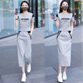 Western Style Youthful-looking Fashionable Small Fashion Skirt Two-piece Set