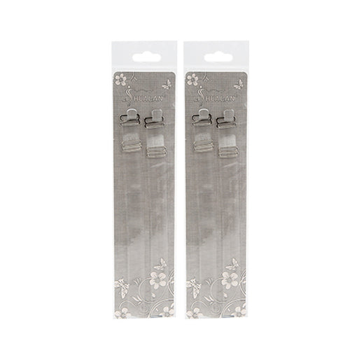 1cm Wide Stainless Steel Buckle See-through Bra Straps Bra Invisible Band