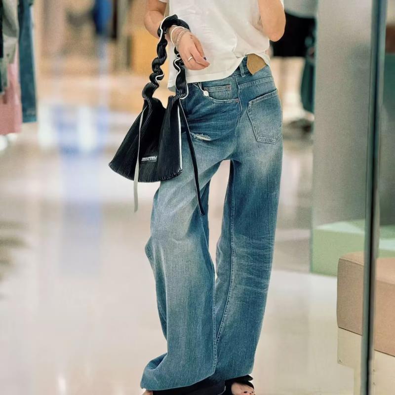 Ripped Fashion Special Women's Clothing Denim Trousers